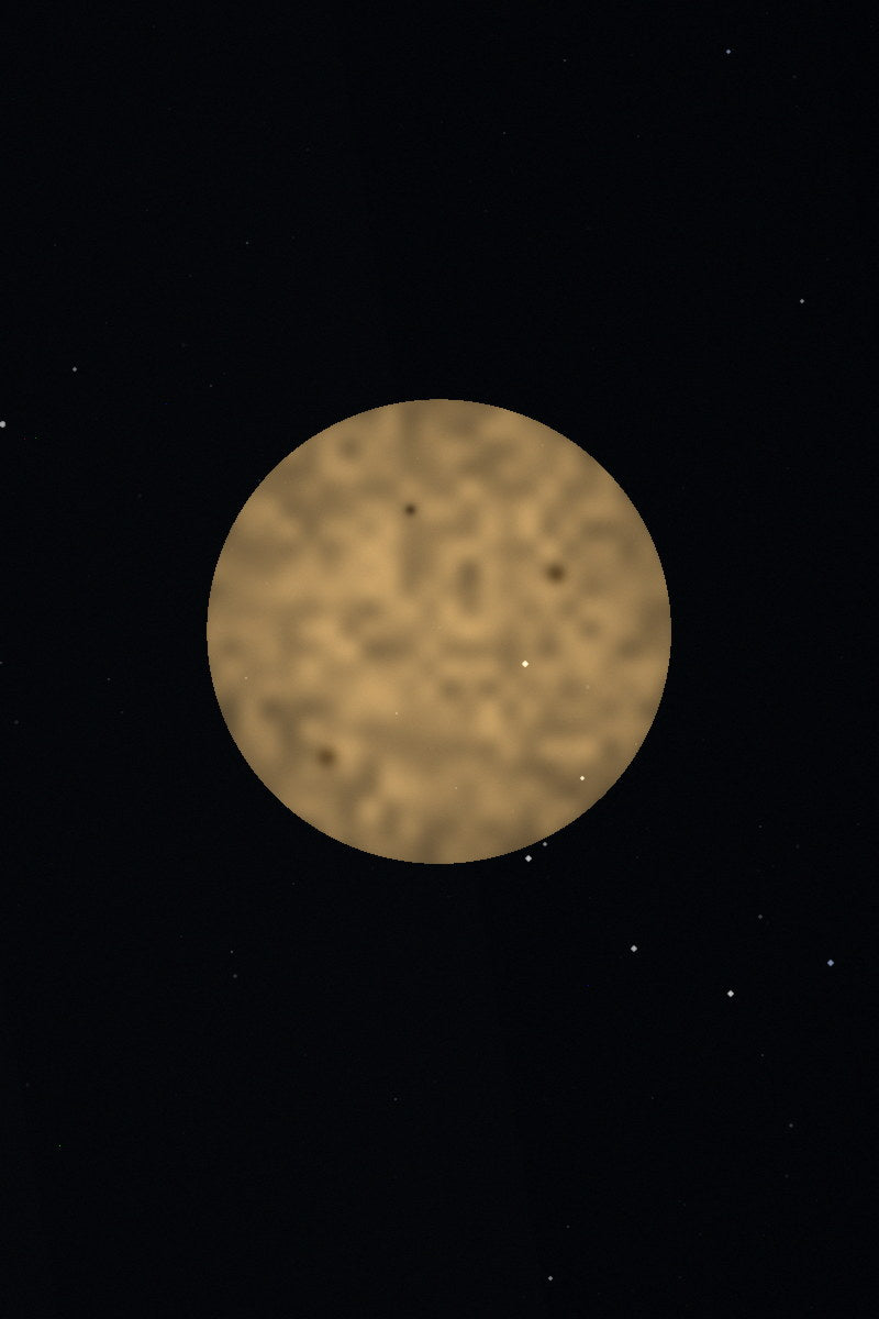 Filtered Sun with Sunspots.