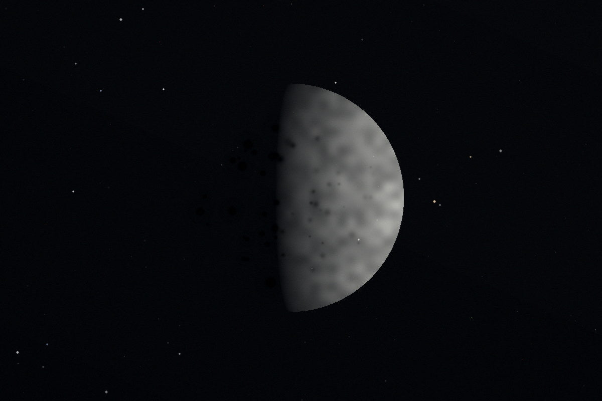 Lunar Terminator Detail.