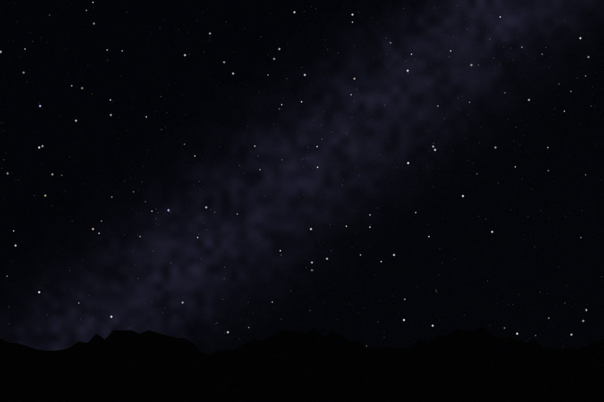 Milky Way Over Dark Ridge.