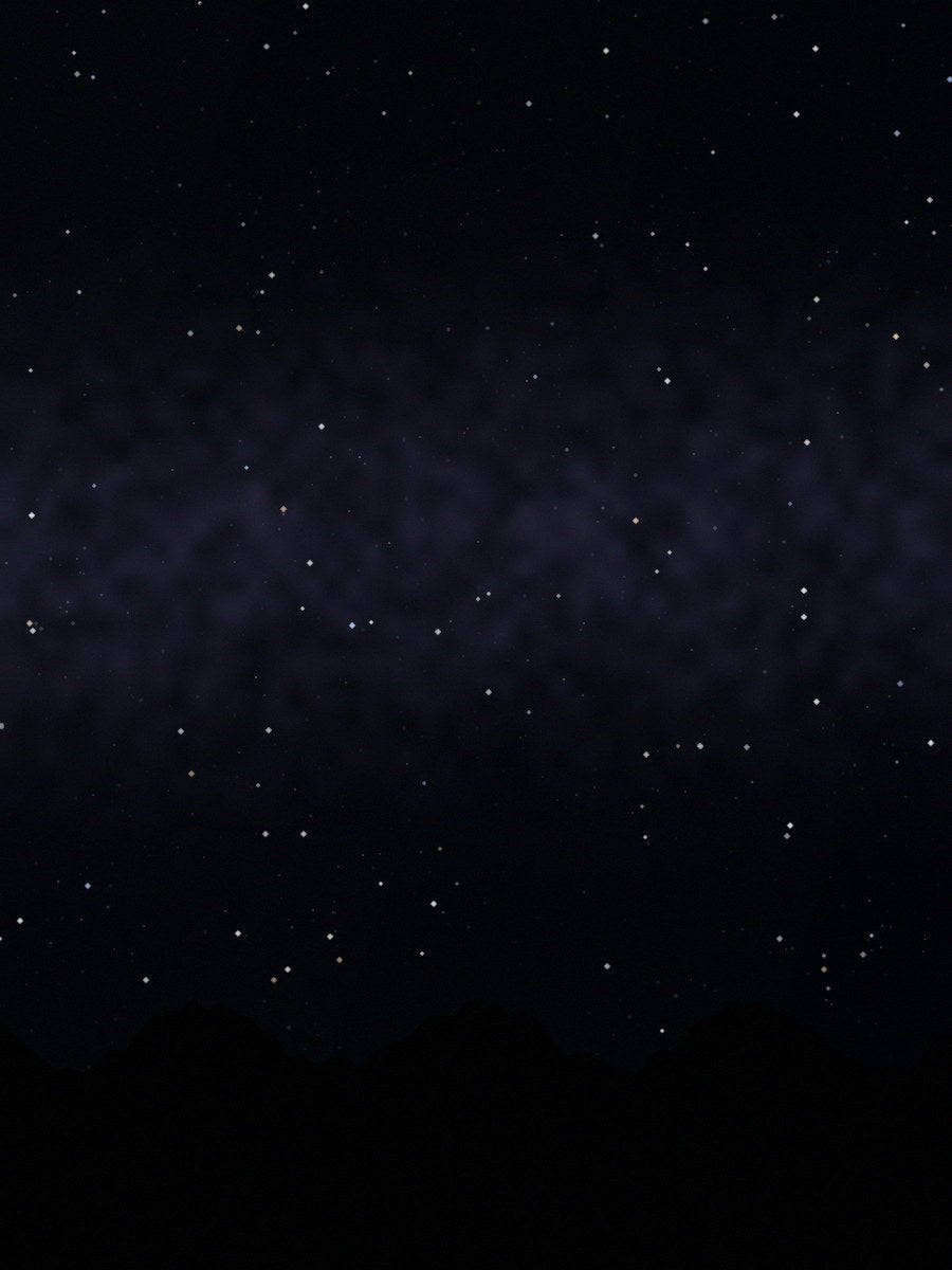 Milky Way Through Pines.
